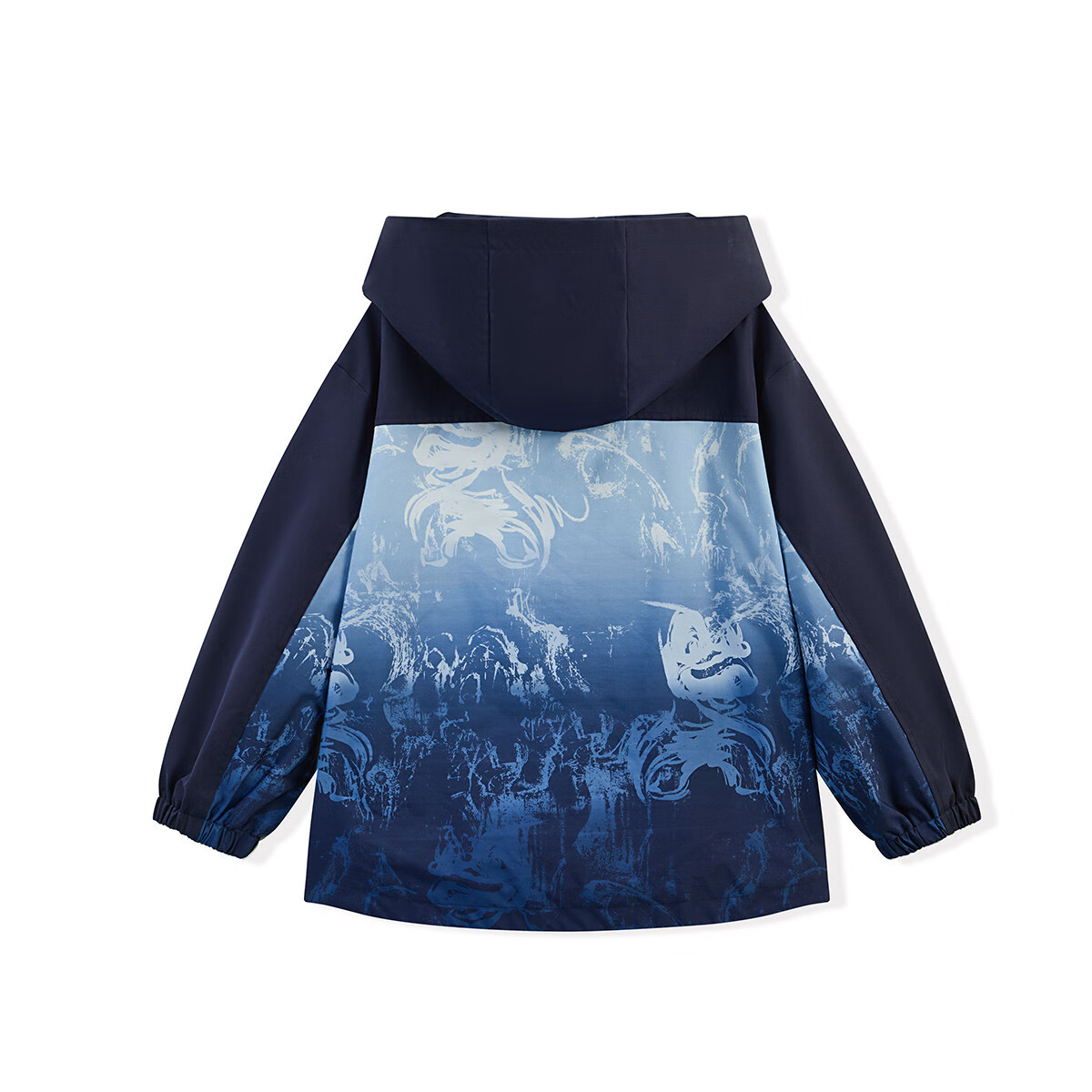 ASK JUNIOR Kids' Jacket Boys' Spring Traditional Chinese Style Outdoor Mountaineering Windproof Coat Navy Blue 130 10