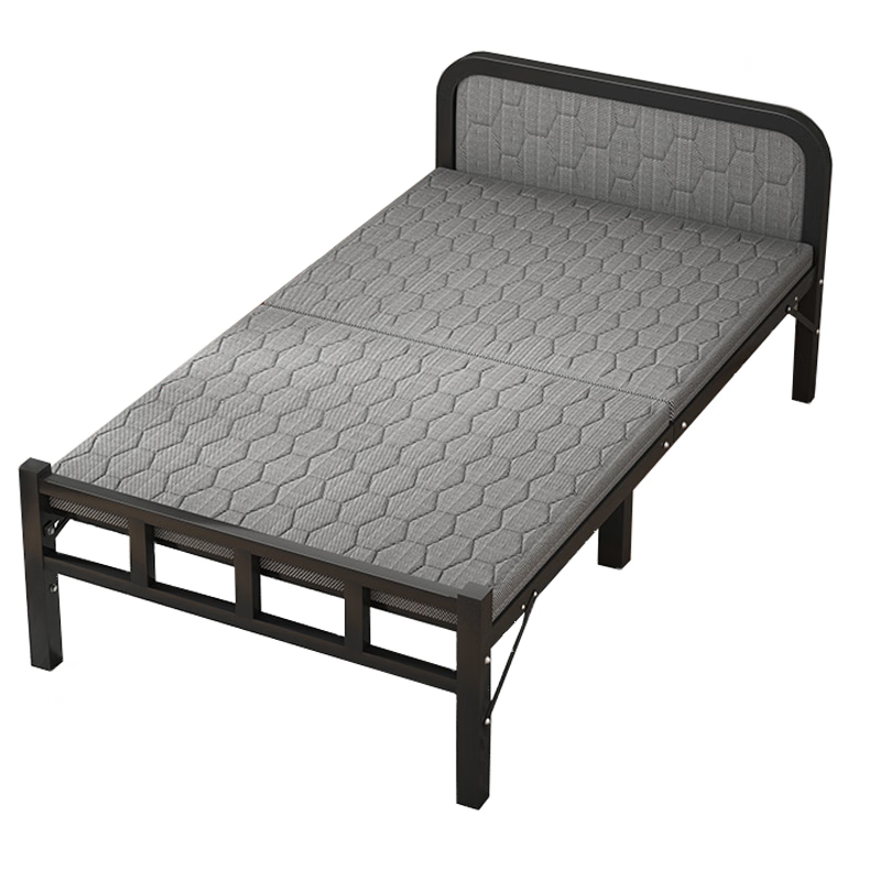 Quanpinwu (No Installation) Folding Single Bed Nap Bed Home Hospital Care Sponge Mattress Camp Bed