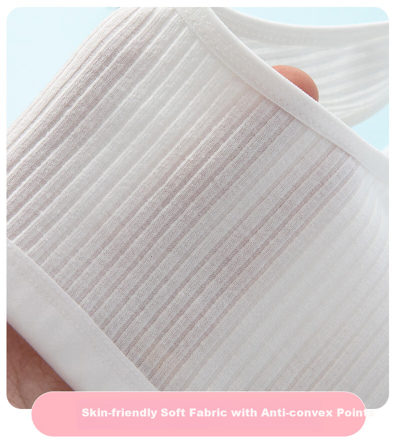 Dingguagua 2-Piece Girls' Underwear, First Stage Children's Puberty Cotton Anti-Nipple Show Bra for 8-14 Year Old Girls 11