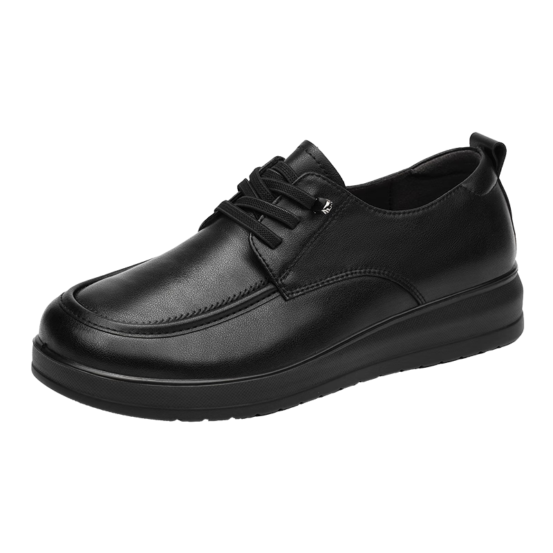 Zulijian Elderly Shoes 2026 Summer Breathable Slip-On Loafers Casual Women's Shoes 6171K Black Size 40