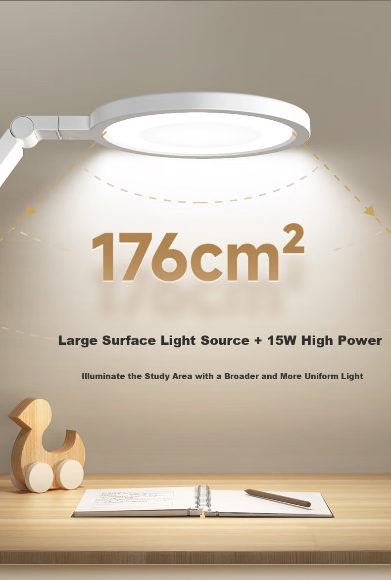 Haoshili AAAA-Grade Eye Protection Desk Lamp for Children's Study And Reading, Bedroom Desk Lamp for Myopia Prevention, LED Light TG032Pro 5