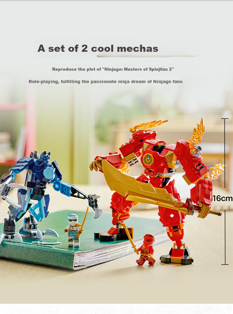 LEGO Building Blocks Naruto 71808 Kai's Element Mech, Boys And Girls Children's Toy, Birthday Gift, Home Decoratio 1