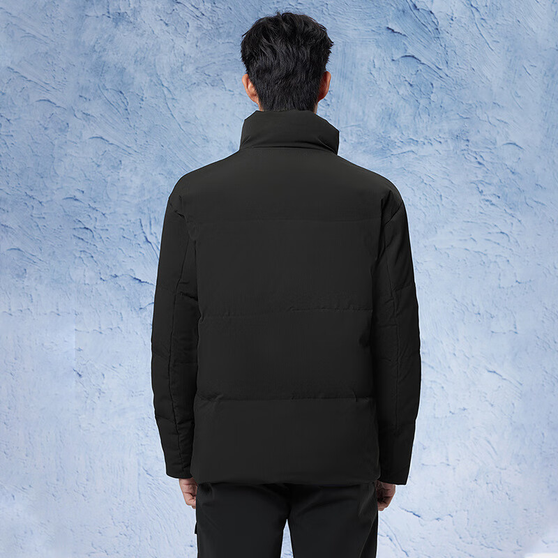 HLA Men's Stand Collar Down Jacket [90% High-Quality Down, 105-141g Fill Power] Winter Coat for Men