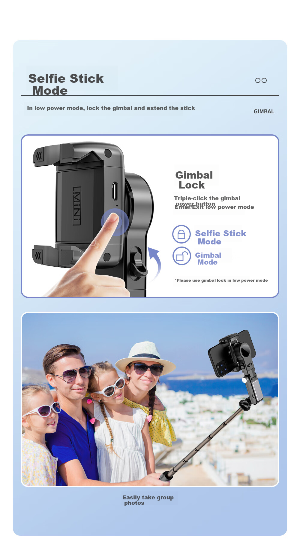 Selfieshow C16 Upgraded Mobile Phone Stabilizer Handheld Gimbal Full-Automatic 360-Degree Rotation Tracking Live Streaming Short Video Vlog Travel Selfie Stick 12