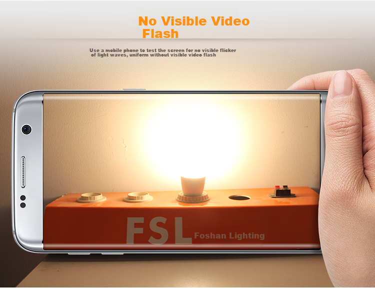 Foshanzhaoming LED Bulb, Crystal Lamp, Energy-Saving Light Bulb, 5.5W, Large Base E27, Cool White 6500K, Pack of 5 4