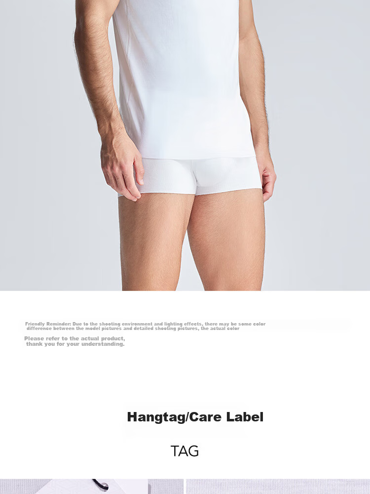 AIMER MEN Men's Modal Wide-Shoulder Undershirt, 3A Antibacterial Seamless Inner Layer, White, Size 170 17