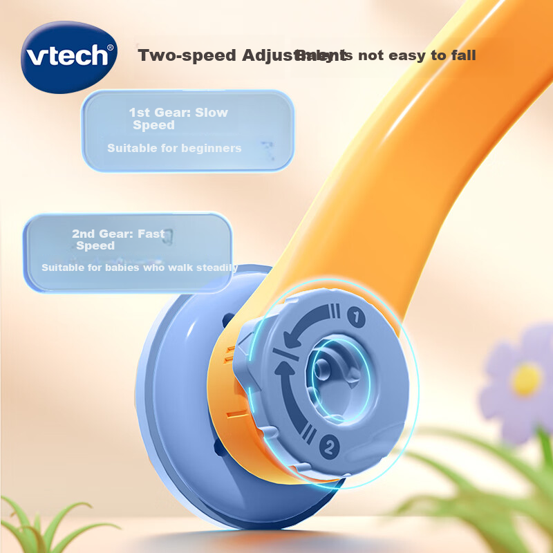 Развивающий центр-ходунки Vtech, музыкальный, складной, регулируемый по скорости, для мальчиков и девочек, подарок на день рождения ребенка