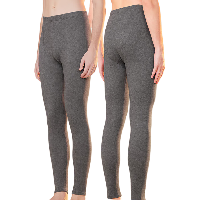 Yalu Men's Cashmere Silk Antibacterial Mite-Resistant Anti-Static Thermal German Velvet Warm Winter Long Johns Cotton Pants