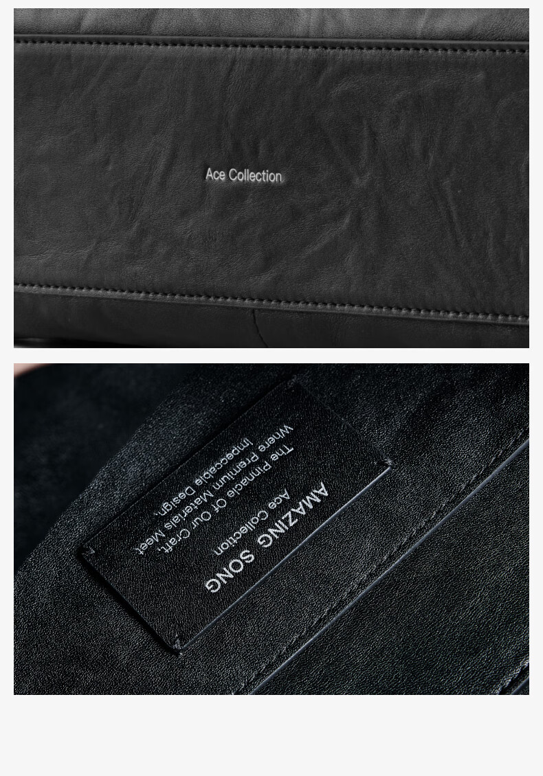 Amazing Song New Year Gift Yisong Chen Duling Style Cheese Roll Large Vegetable Tanned Top Layer Cowhide Shoulder Bag 6