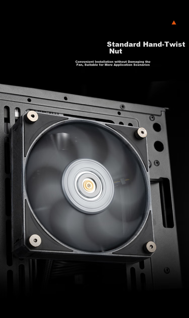 PCCOOLER Beast F9R120, Full LCP Industrial Grade High Performance High Air Pressure 12cm Computer Cooling Fa 10