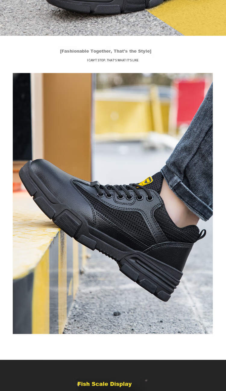 JUNBU Safety Shoes for Men, Electrician Insulated 10KV, Anti-Smashing, Anti-Puncture, Plastic Toe Cap, Lightweight Work Boots 2165KV Size 45 14