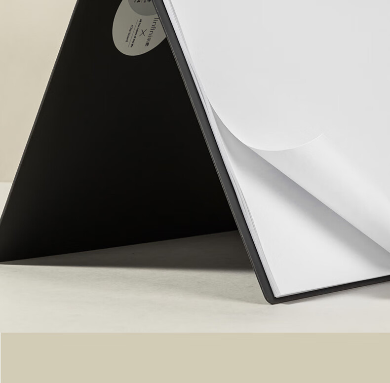 Deli A4 Landscape Folding Clipboard File Folder Writing Board Poetry Recitation Contract Clipboard Exam Paper Document Tender Storage Folder PE124 Gree 6