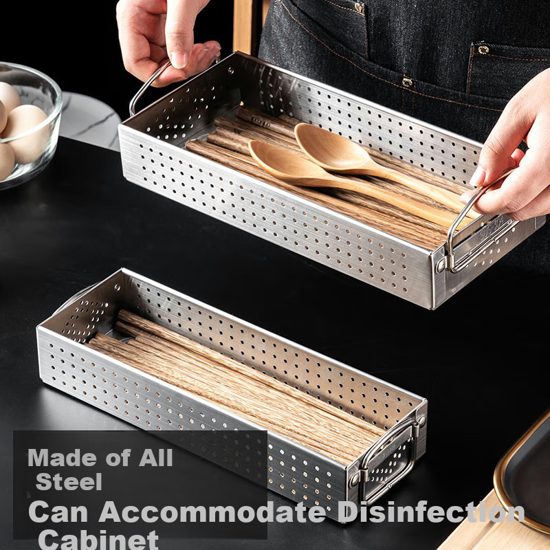 Onlycook Dishwasher Disinfection Cabinet Chopstick Box, Chopstick Holder, Chopsticks And Spoons Storage Box, Draining Chopsticks Storage Rack