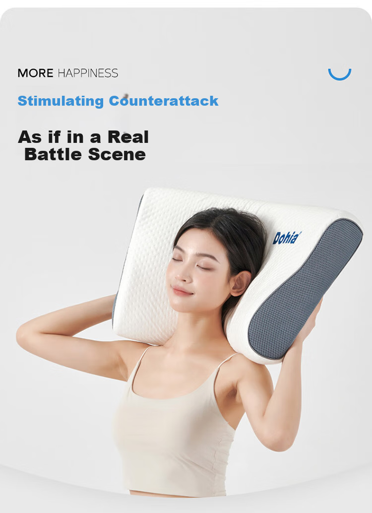 Dohia Slow Rebound Memory Foam Pillow, Deep Sleep Zoned Adult Cervical Pillow Core, 60*40cm Single Piece 11