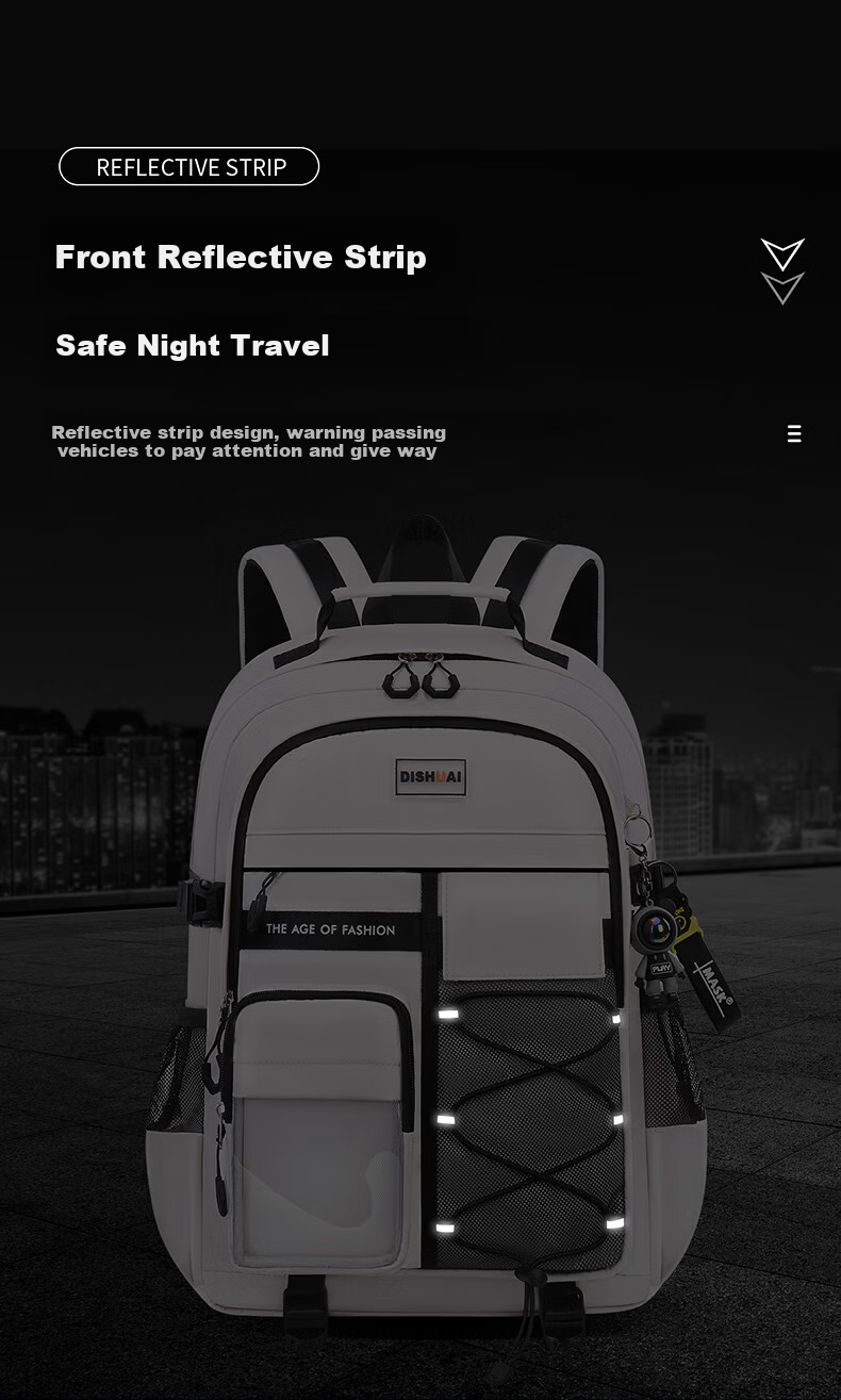 Dishuai Backpack for Middle School Boys, Large Capacity, Stylish, Lightweight, Suitable for Grades 4-6 And High School/College Students 17