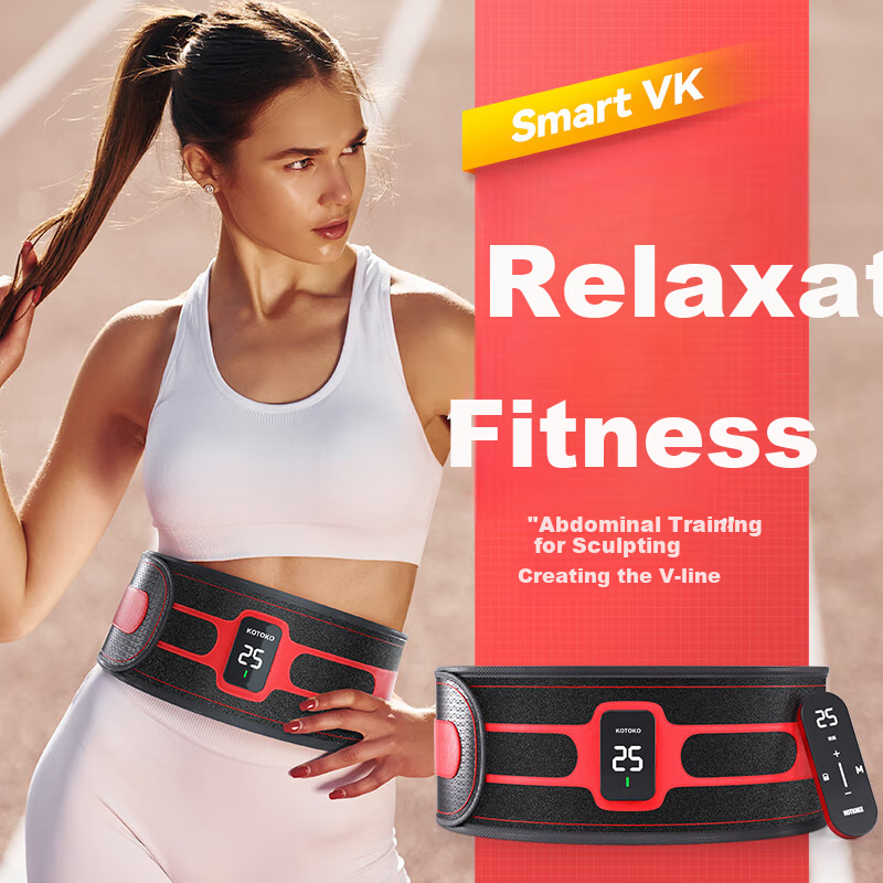 Smart VK Fat-Burning Machine, Belly Slimming Device, Weight Loss Lazy Person's Abdominal Fat-Burning Equipment, Body Shaping Vibrating Home Fitness Waist Belt