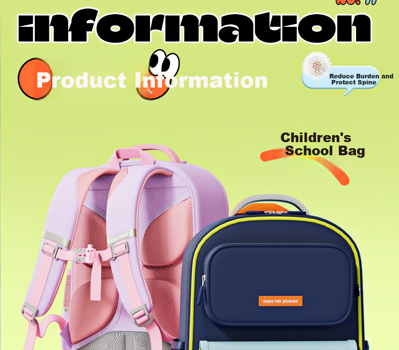 M&G Elementary School Backpack Kids Waterproof Lightweight Shoulder Bag Birthday Gift for Grades 3-6 24