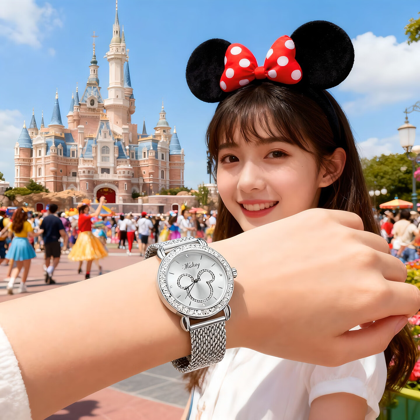 Disney Women's Watch for Students, High School and Middle School Girls, Elegant and Delicate Small Wristwatch 1