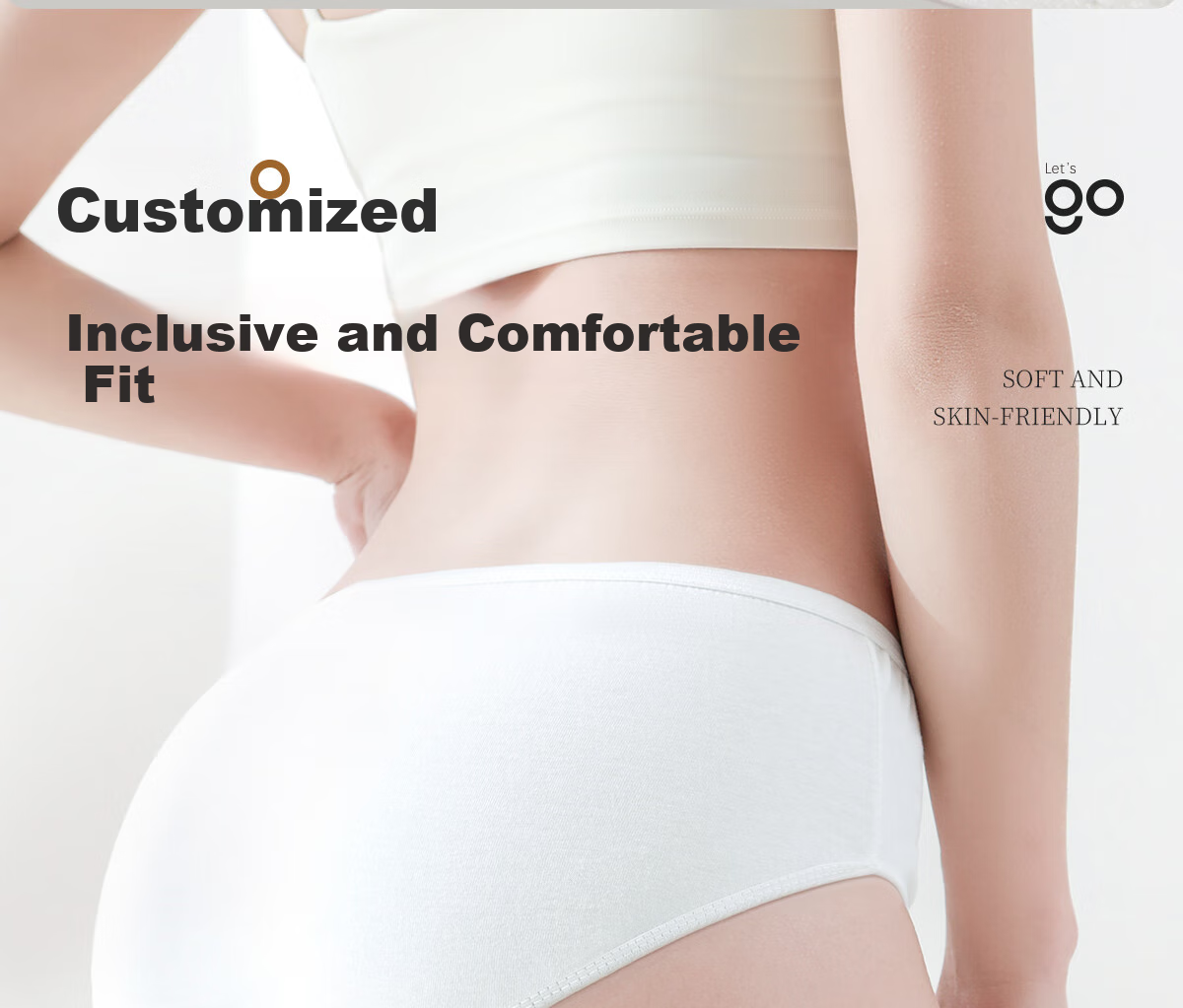 Freego Disposable Underwear for Women, Travel, Business Trips, Postpartum Confinement, 5 Individually Wrapped Pieces, White, XL 4