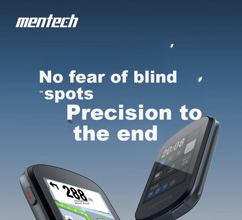 Mentech Avant700 Mountain And Road Bike Computer, GPS Smart Wireless Cycling Navigation, Obsidian Black 2