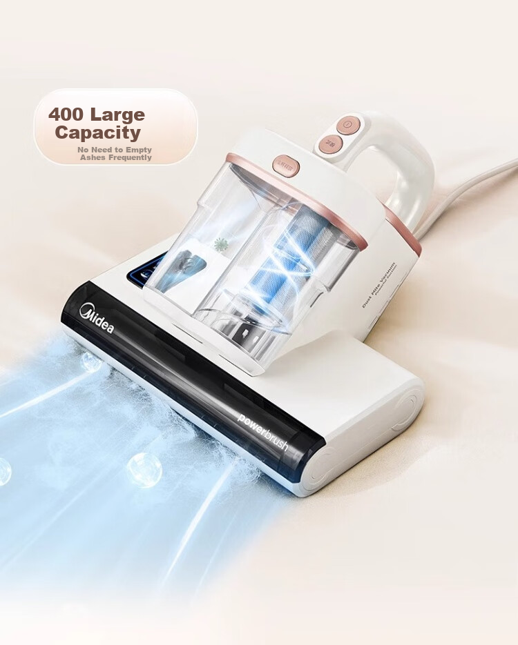 Midea MX7 Sleep Comfort Mite Removal Device [Mother & Baby Grade] Patented Electric Shock Mite Remover 3-in-1 High-Temperature Sterilization Vacuum Cleaner for Bed Home Use 26