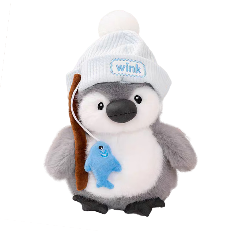 WELTSTON Plush Toy Comfort Doll Pillow Stuffed Doll Birthday Christmas Gift for Girls Penguin Plush Toy