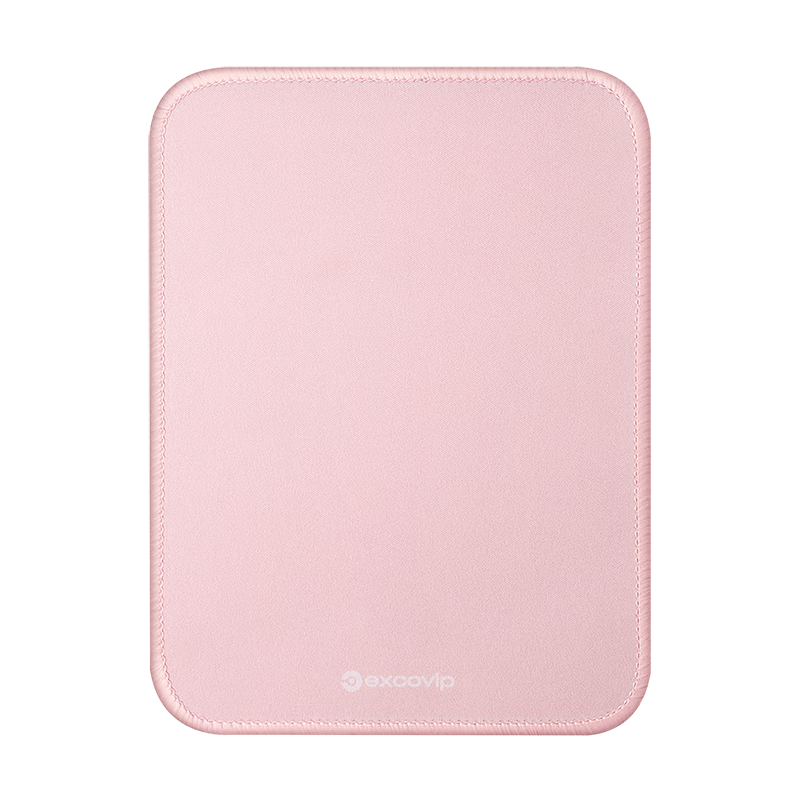 EXCO Pink Small Square Mouse Pad Edge-Lined Computer Office Portable Desk Mat Gaming Mouse Pad Keyboard Desk Mat Washable 0571
