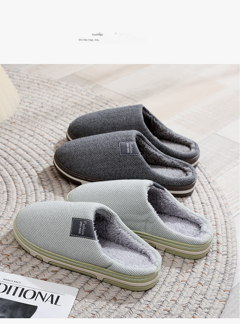 GUOLUOFEI Spring Men's Indoor Home Slippers for Women And All Seasons, Extra Large Size, Pink, Size 36-37 13