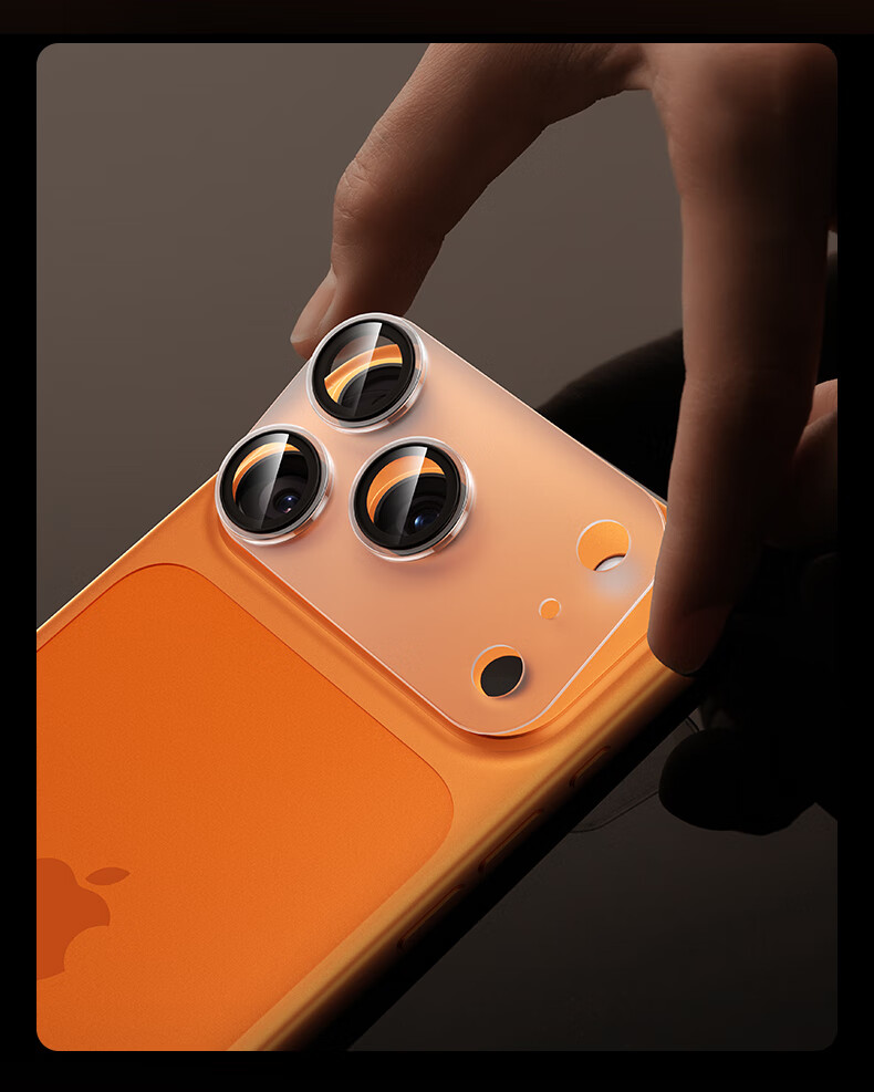Benks [AR Enhanced Transparency], Suitable for Apple 17 Lens Film, IPhone 17/16 Rear Camera Full Transparency Wear-Resistant Anti-Scratch Integrated Protective Film 12