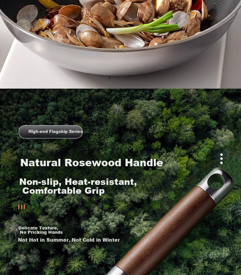 Aishida 316 Stainless Steel Spatula with Integrated Handle, Thickened Cooking Utensil, Heat-Resistant Pear Wood Handle 10