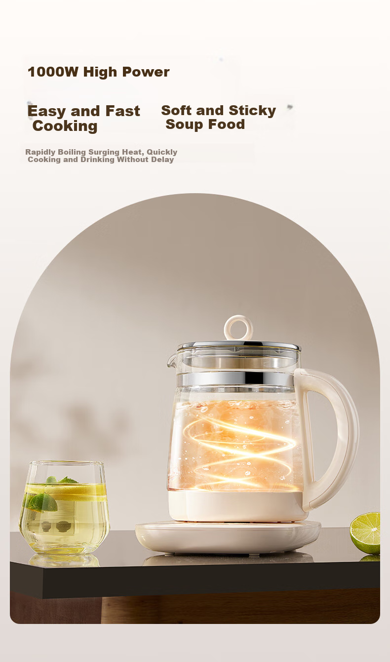 SUPOR Health Pot 2.9L SW-29YQ30 Glass Herbal Tea Kettle Electric Water Boiler Titanium Health Kettle 4