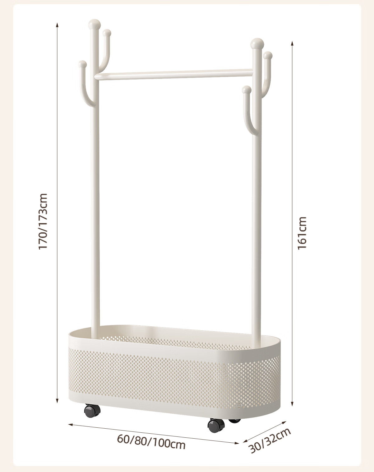 MUYA Floor Standing Clothes Rack Bedroom Hanger Home Indoor Luxury Clothes Drying and Storage Rack Simple Coat Rack 15