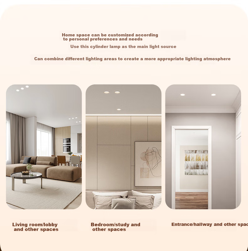 CHNT LED Anti-Glare Recessed Downlight for Living Room Bedroom Corridor 5W Tri-Color Light 75-85mm Cutout 10-Pack 15