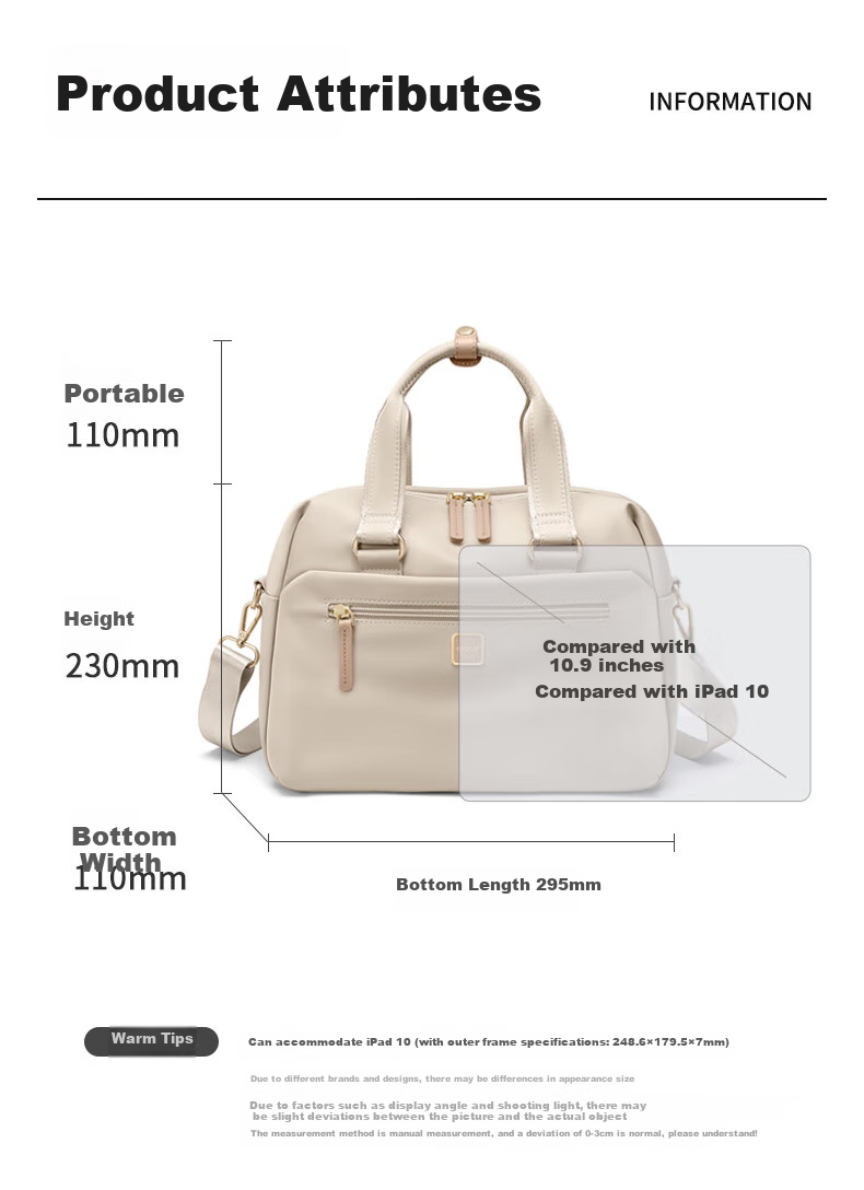GOLF Shoulder Crossbody Bag, Women's Casual Canvas Handbag, Fashionable Purse, Water-Resistant Commuter Backpack for Work 10
