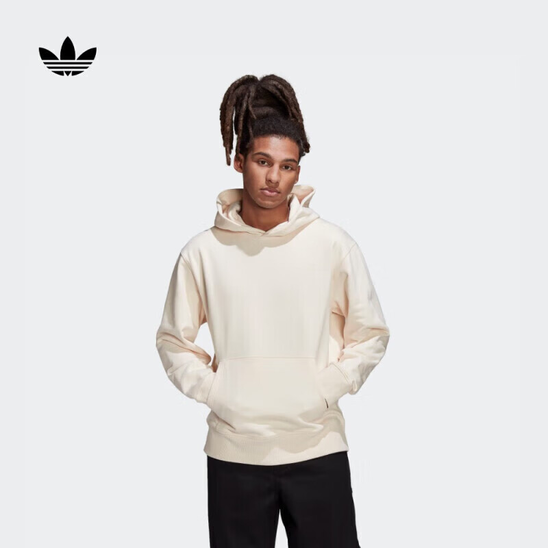 Adidas Originals C Hoodie FT Couple Sweatshirt HK2936 Off-White S