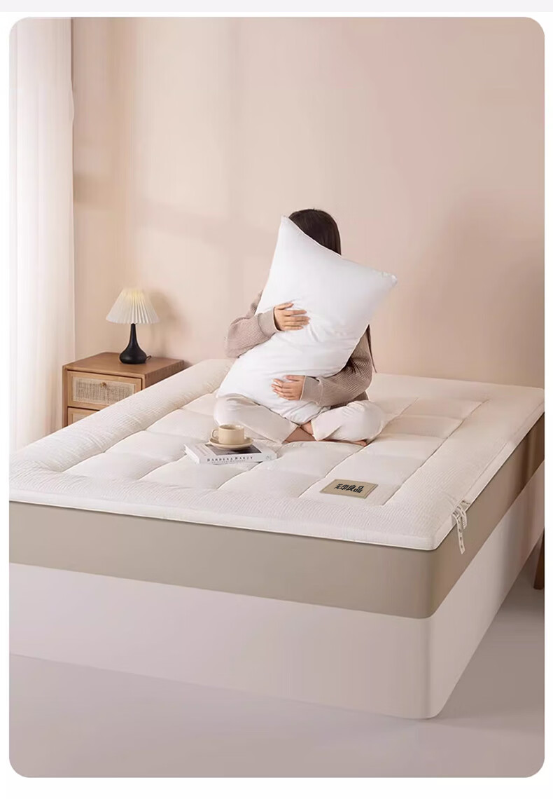Wuyinliangpin Class A Cotton Mattress Cover, 100% Xinjiang Cotton, Foldable Pad, 1.5*2 Meters, Approximately 5 Ji 2