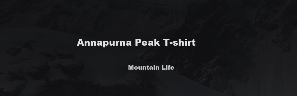 KAILAS Unisex Annapurna Peak Cotton T-Shirt Spring Summer Outdoor Hiking Breathable Short Sleeve Men Women 1