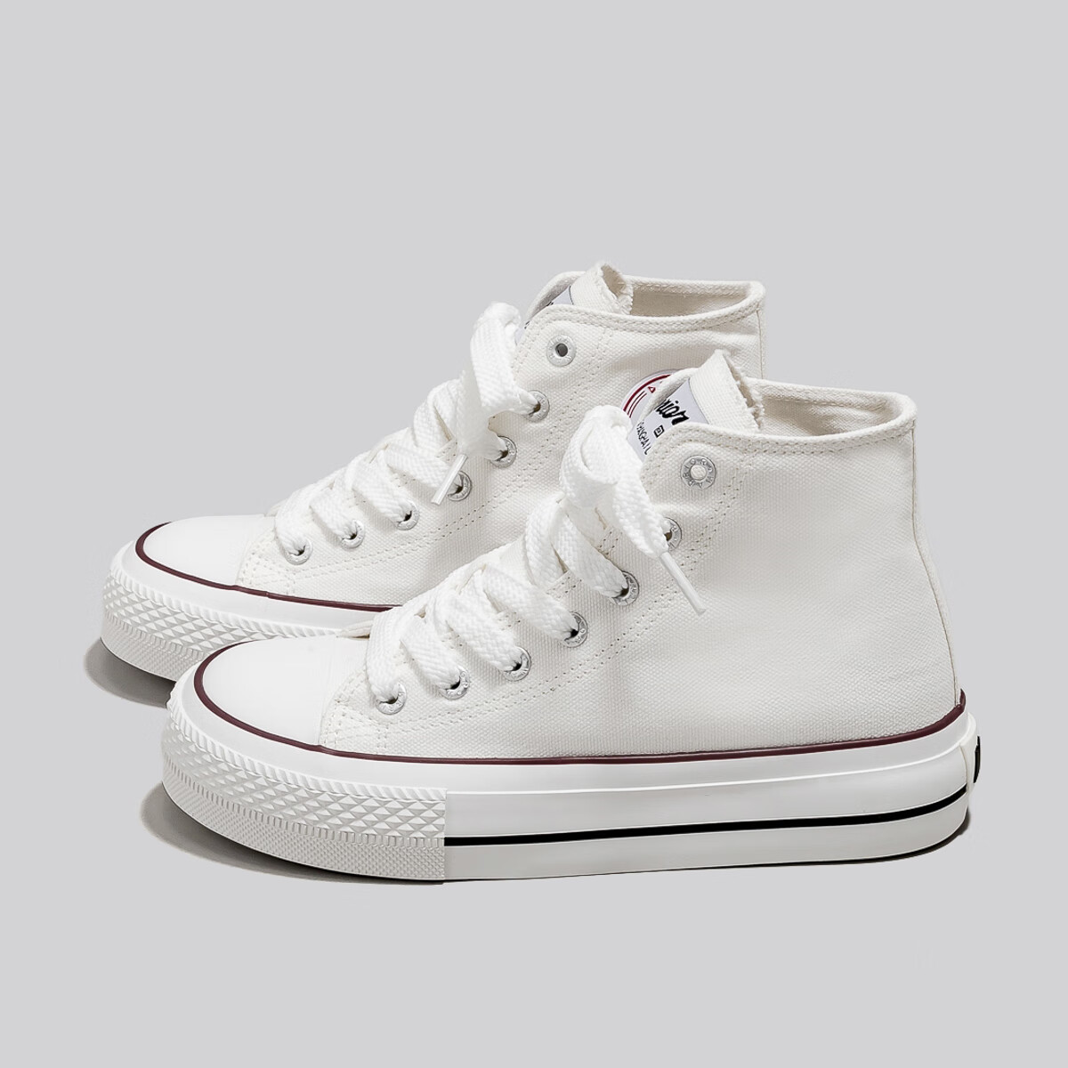 Warrior Women's Classic High-Top Canvas Sneakers WXYL750T White Size 36
