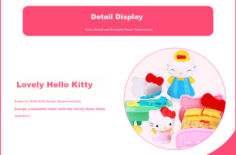 Qiji Hello Kitty Toy Kitchen Playset for Girls, Pretend Play, Children's Christmas Gift 1