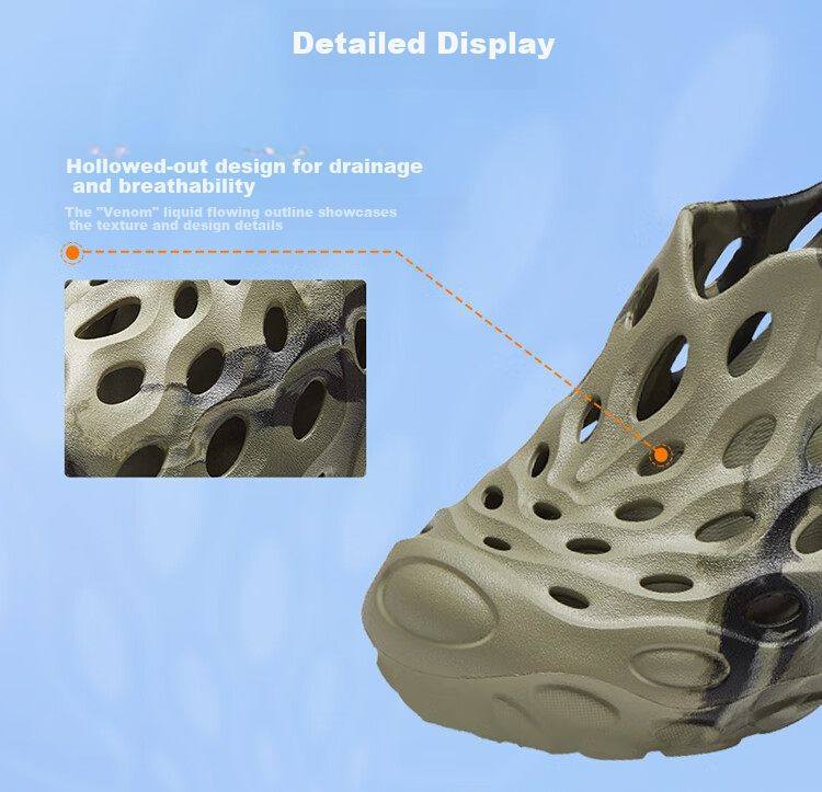 Merrell Outdoor Stream Trekking Clogs HYDRO MOC Venom 2.0T Comfortable Breathable Beach Sandals MS-01 Black Size 42 1