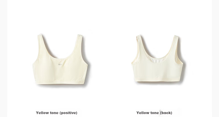 BALABALA Girls' Camisole Undershirt, Children's Underwear, Training Bra for Puberty, Anti-Nipple Show-Through, Summer Wear, 208925195004 11