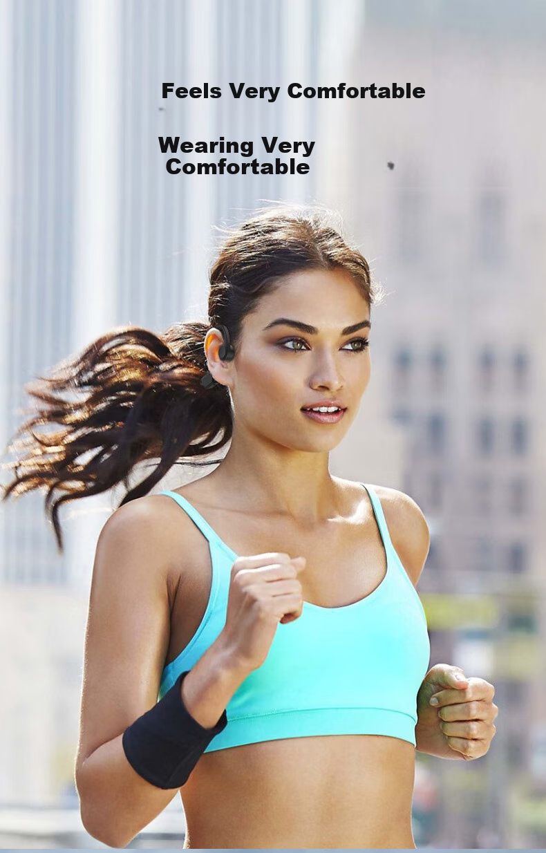 Dacom AirWings MP3 Pro Bone Conduction Bluetooth Headphones, Upgraded Wireless Version, New Sports Running Model with Built-In 32GB Storage, IP56 Waterproof, Non-In Ear-Hook Style Headphones 6