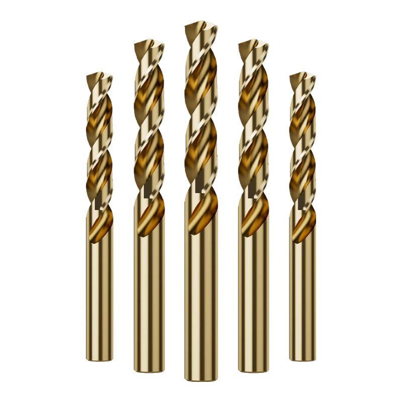 HUHAO Twist Drill Bit Set for Stainless Steel, Alloy Steel, Iron, High Hardness, Electric Hand Drill, Hole Drilling, Straight Shank Complete Set