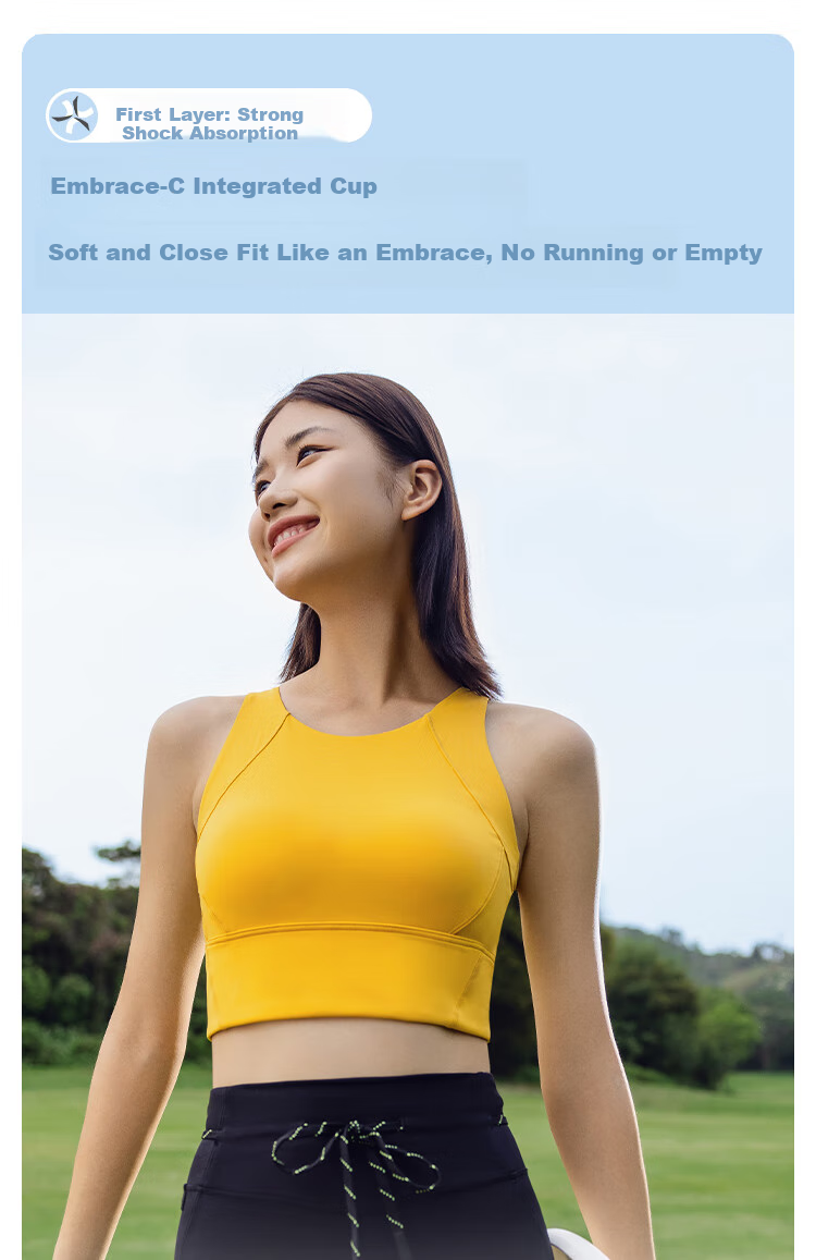 Beneunder Sports Bra Tank Top for Women, High-Intensity Running, Shock-Absorbing, Anti-Sagging Bra, Yoga Wear, Bra Can Be Worn As Outerwear 4
