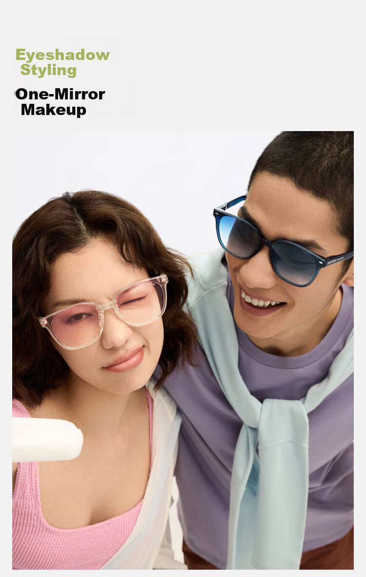 Banana Under Sunglasses Square Round Frame Unisex Foldable Outdoor Travel Driving UV Protection FD021 15