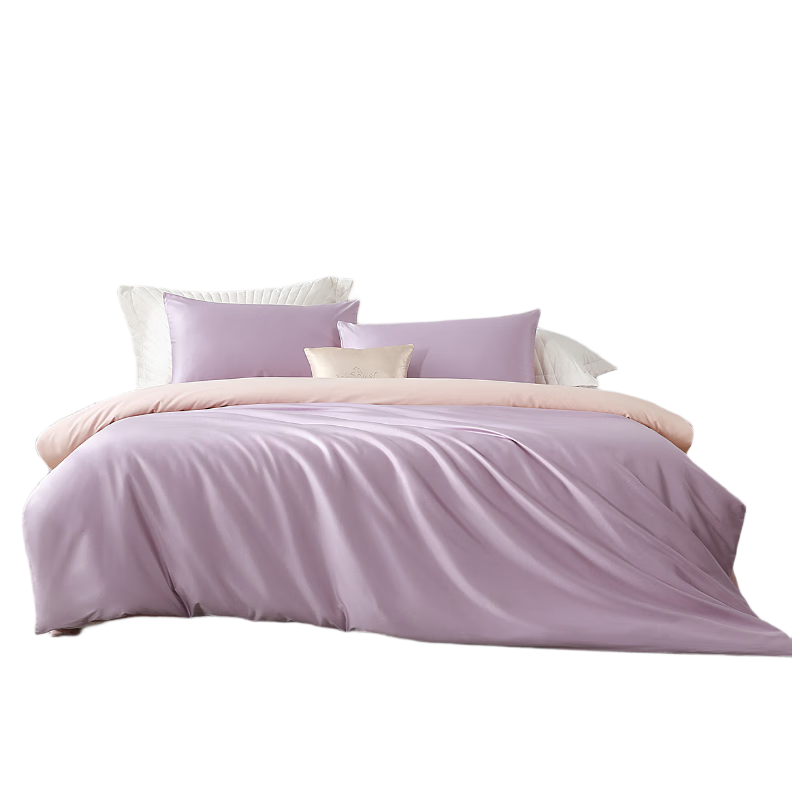 Bailisi Shuixing Jiafang Brand Four-Piece Bedding Set, Pure Cotton Duvet Cover, Bedsheet, Quilt, 100 Count High-Thread Cotton, Premium Luxury, for 1.8-Meter Bed