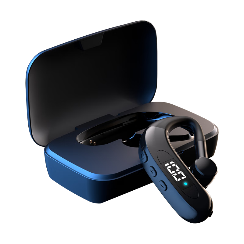 Guiyin A18 New Wireless Bluetooth Headphones with Ultra-Long Standby Battery Life, Ear-Hook Design, Charging Case, Call Noise Reduction, Suitable for Sports Running Car Driving, Compatible with Apple Huawei Xiaomi