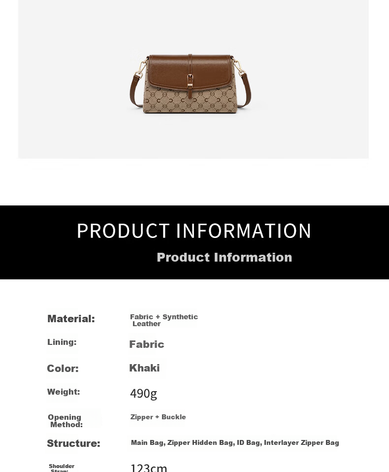 C.BANNER Women's Handbag, Crossbody Bag, Shoulder Bag, Monogram Phone Pouch, Practical Commuter Bag, Brand Birthday Gift for Girlfriend on May 20 7