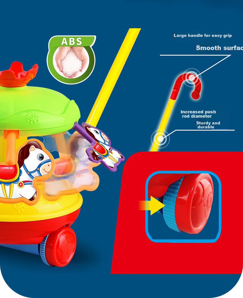 Babamama Push Plane Toy, 1-2 Baby Walker, Toddler Walking Toy, Children's Toy for Boys And Girls, New Year Gift 3