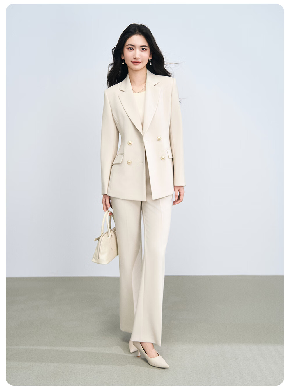 Miss Bird Women's Suit Set Interview Professional Formal High-End Business Workwear Blazer 24